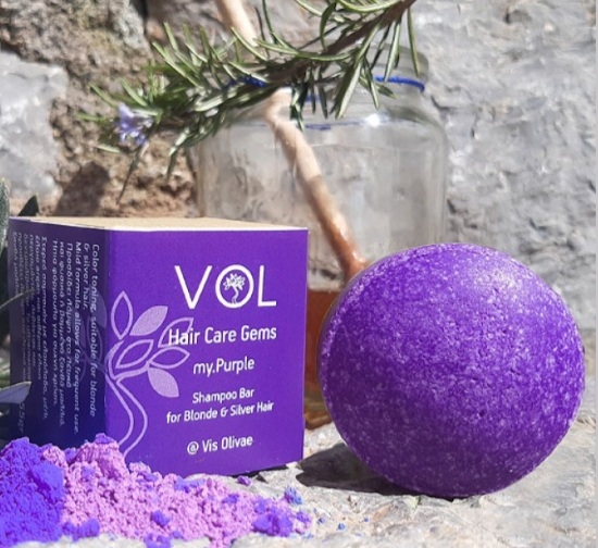 Shampoo BAR voor grijs en geblondeerd haar