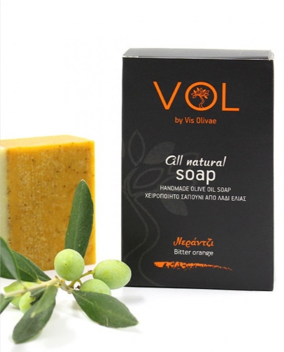 Natuurlijke zeep, Olijfolie, Bittere Sinaasappel, gecertificeerd